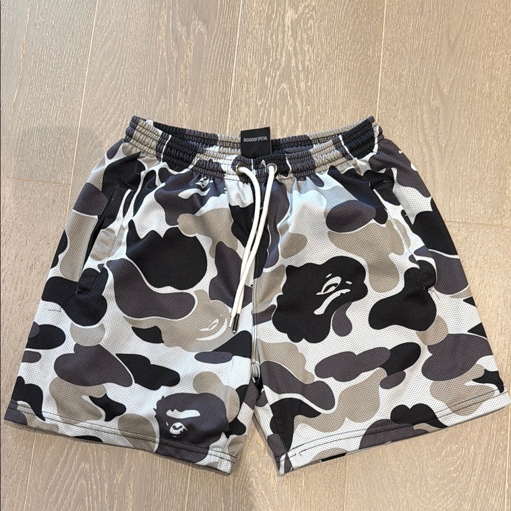 Back door special Camo Print Shorts